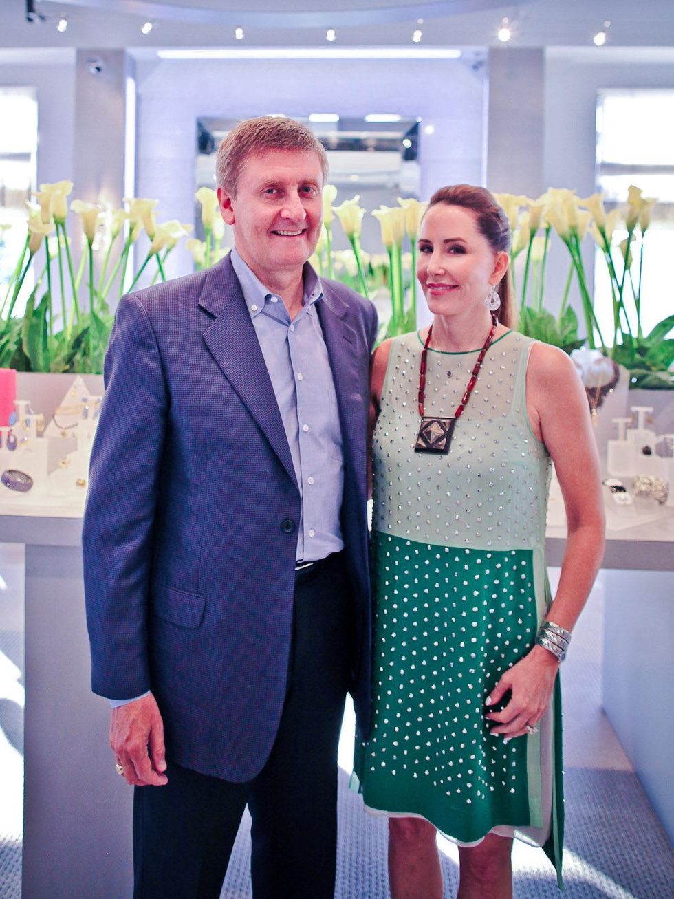 11 All-in-One Academics Houston June 2013 Tom Glanville, Liz Glanville of DeVille Fine Jewelry