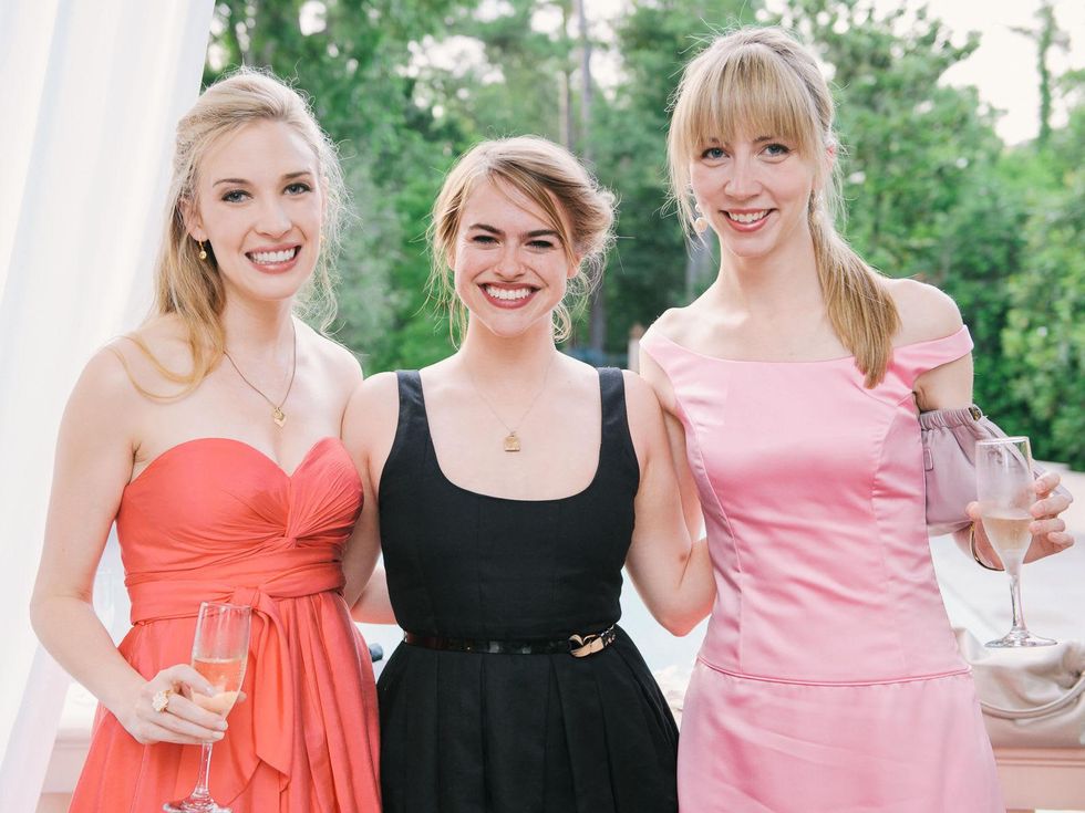 11 Always a Bridesmaid party at Rienzi May 2013 Elizabeth Suffield, Victoria Ridgway, Meredith Allison