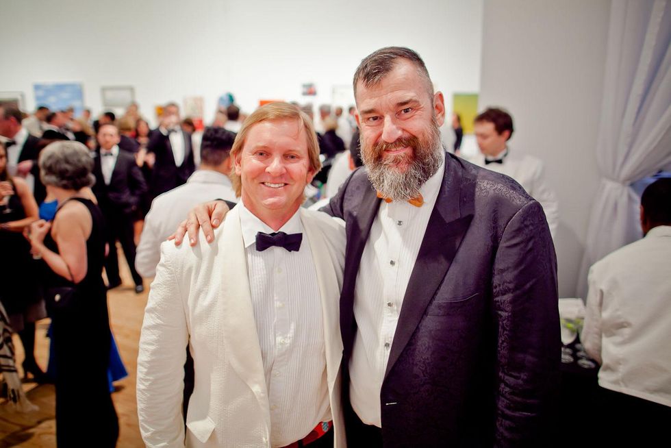 11 Andrew McFarlan, left, and Bill Arning at the CAMH Gala March 2015