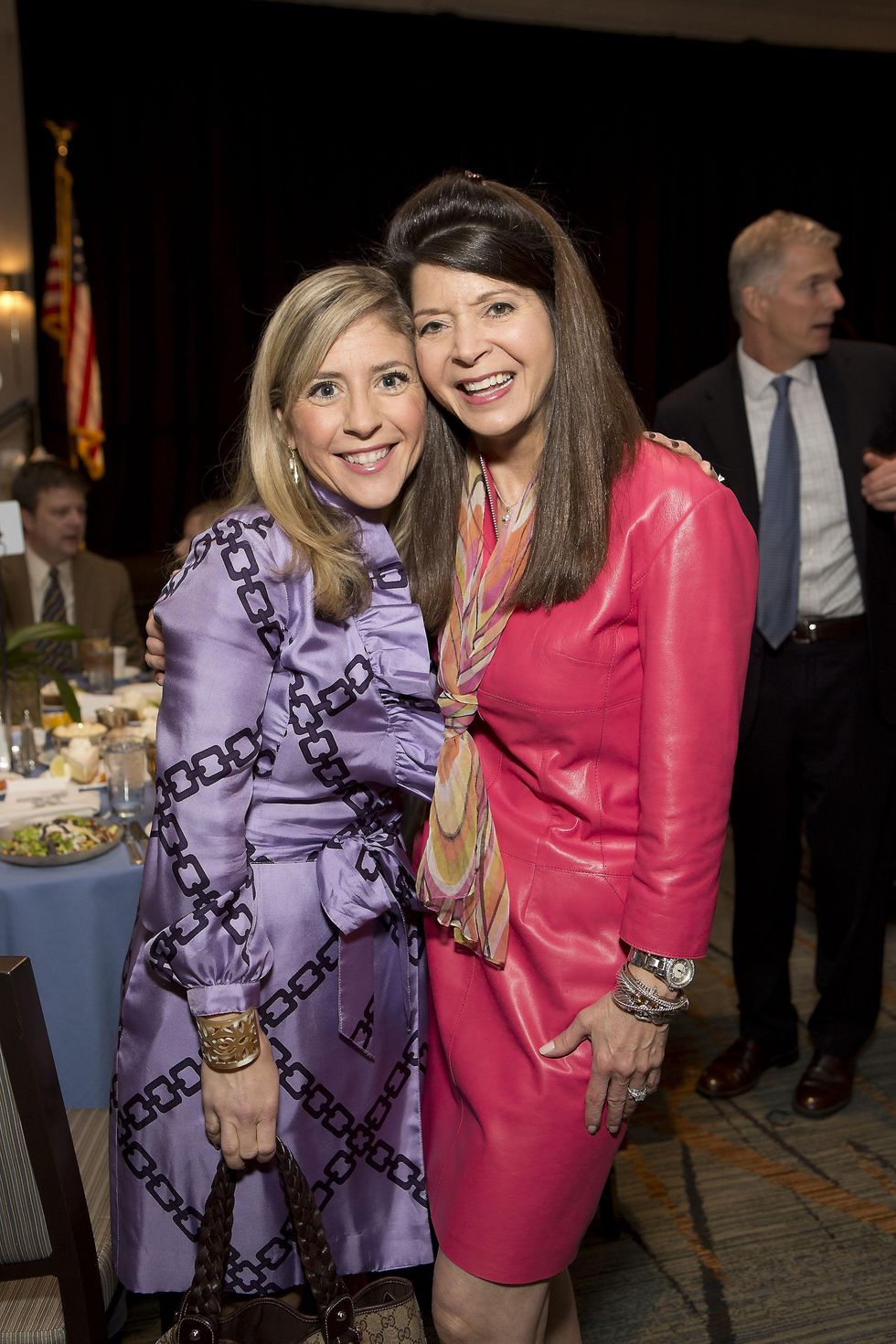 11 Diana Fisher, left, and Paula Walter at Bo's Place luncheon February 2015