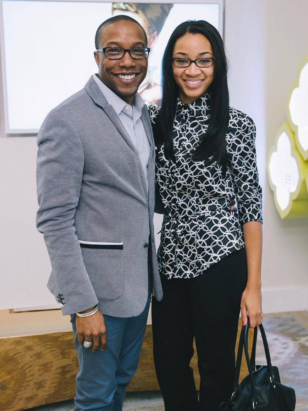 11 Dine Around Houston at Kendra Scott September 2013 Arthur Bryan II, Netosha Kennerson