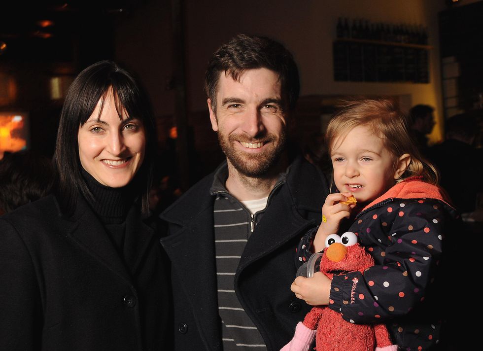 11 Emily and Jeffrey Church, left, with Sabine Church at the CounterCurrent Kickoff Party March 2015