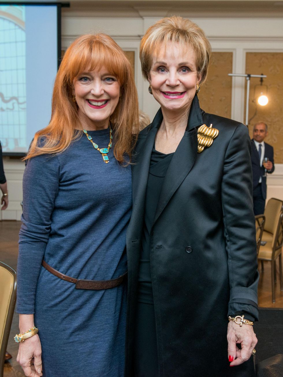 11 Gracie Cavnar, left, and Leisa Holland Nelson at the Passion for Fashion luncheon March 2015