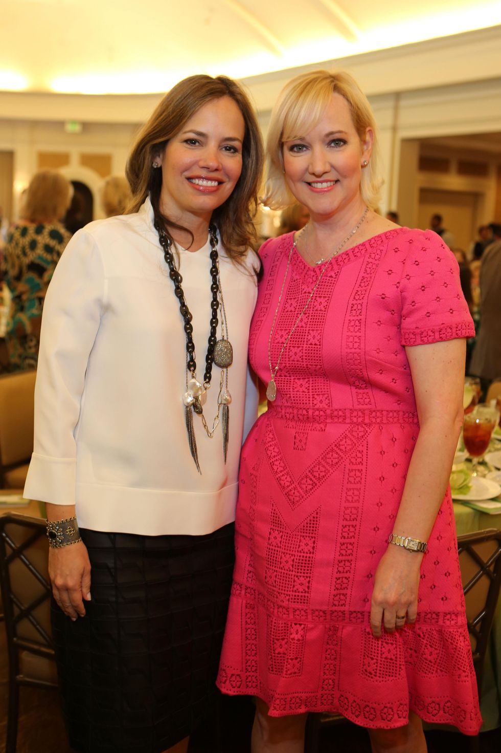 11 Hilda Curran, left, and Angie Hollaway at the The Center Luncheon February 2015