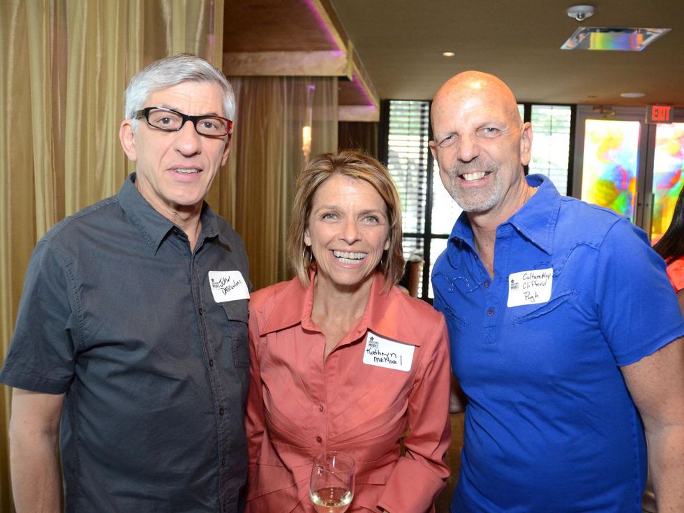 11 Houston Restaurant Weeks kickoff July 2013 John Dascoulias, Kathryn McNeil, Clifford Pugh