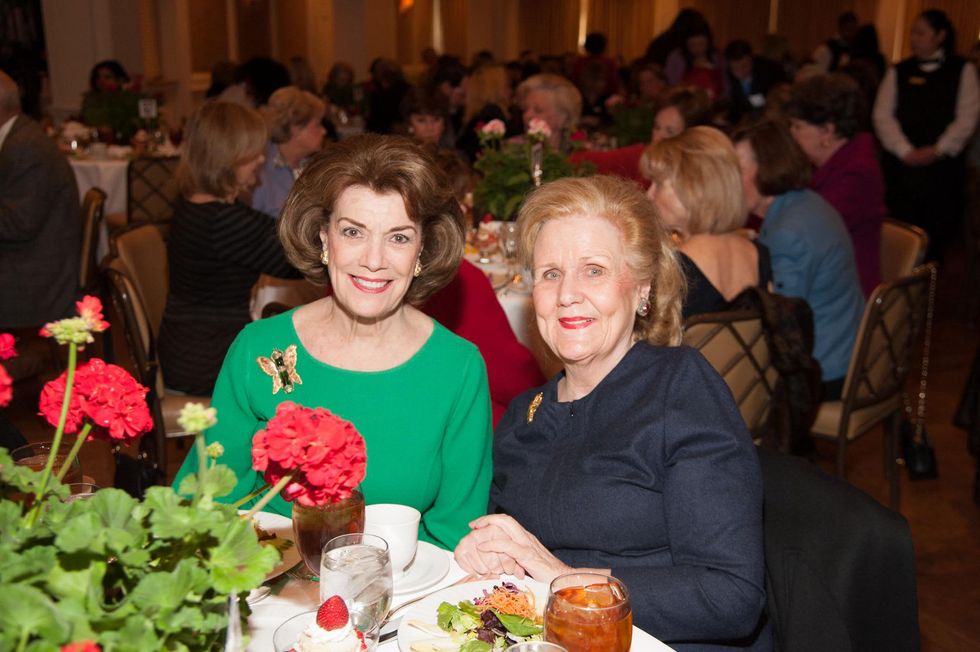 11 Jeanie Kilroy Wilson, left, and Clare Glassell at the HARC Luncheon March 2015