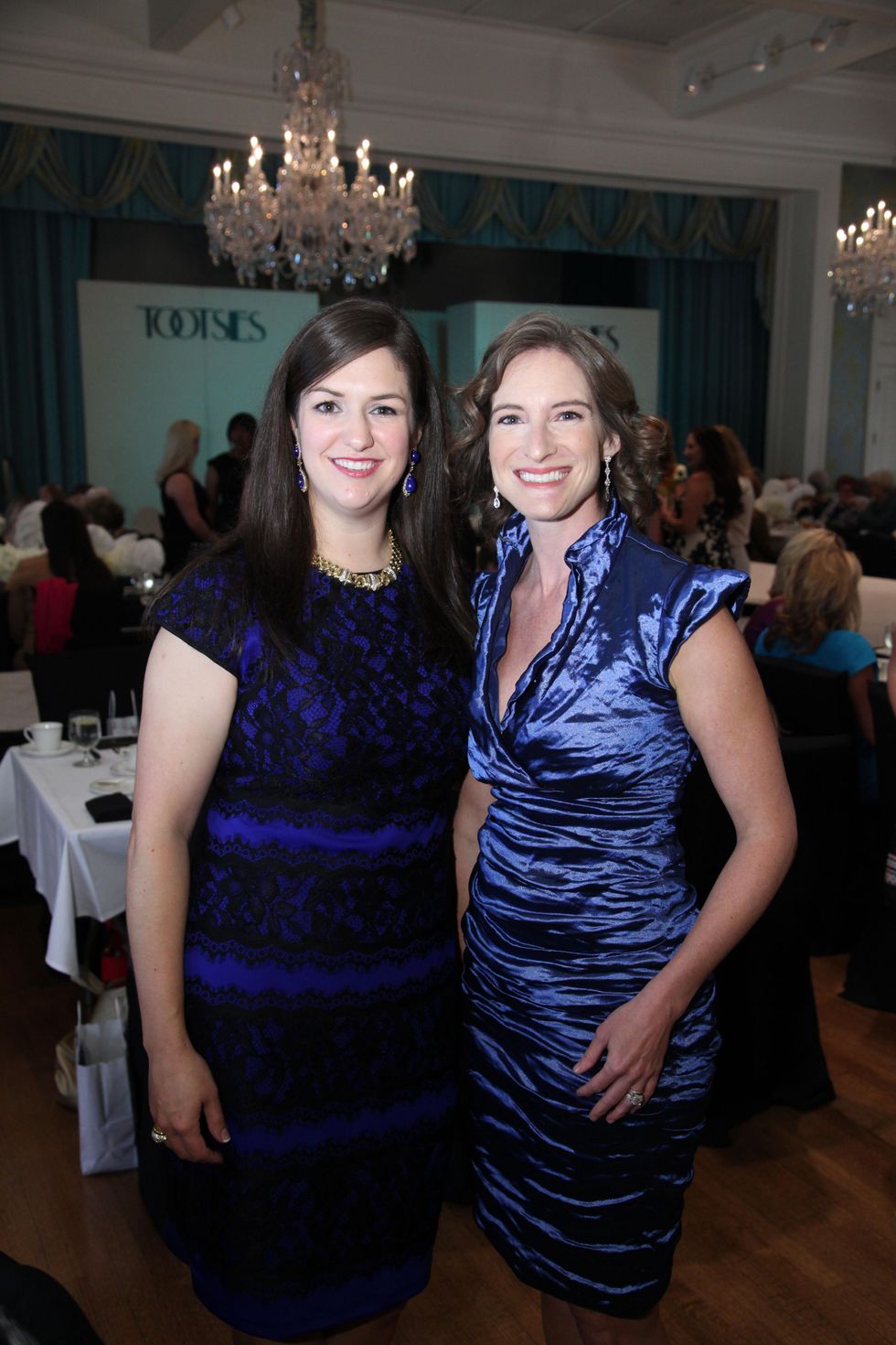 11 Josie Morgan, left, and Amy Holmes at the Junior League Fall Luncheon September 2014