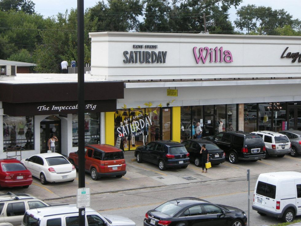 11 Kate Spade Saturday Rice Village store September 2013 exterior from a distance