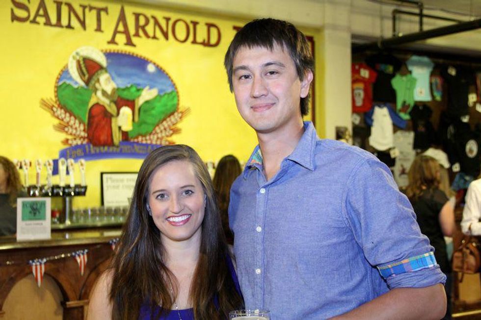 11 Lauren Gulley and Trey Cox at the Houston Area Women's Center Young Leaders Independence Day Bash July 2014