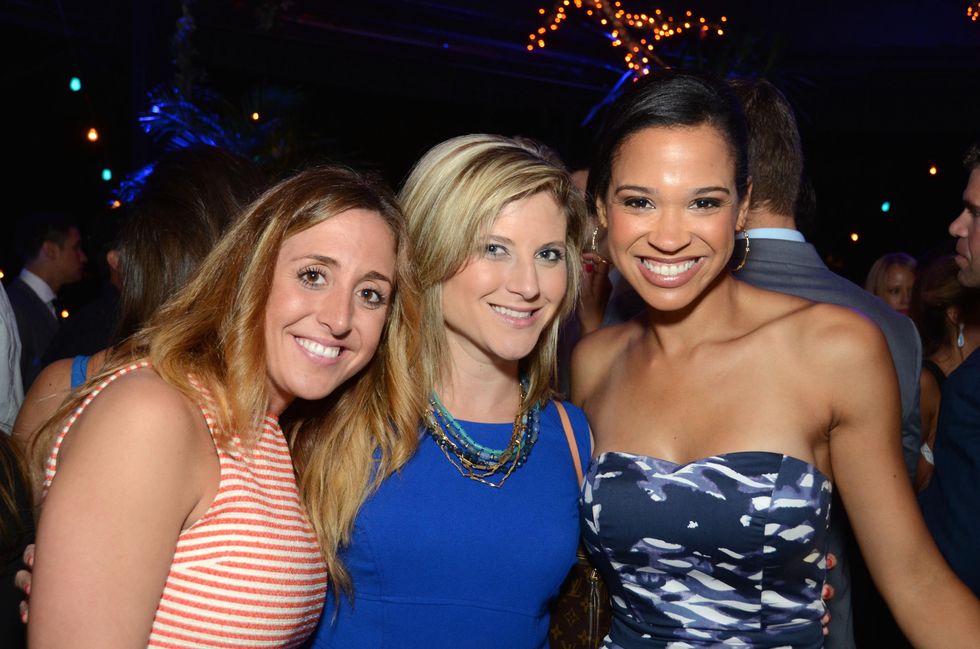 11 Lauren Nagle, from left, Debra Knight and Mia Gradney at the Blue Cure Foundation benefit party at Hotel ZaZa June 2014