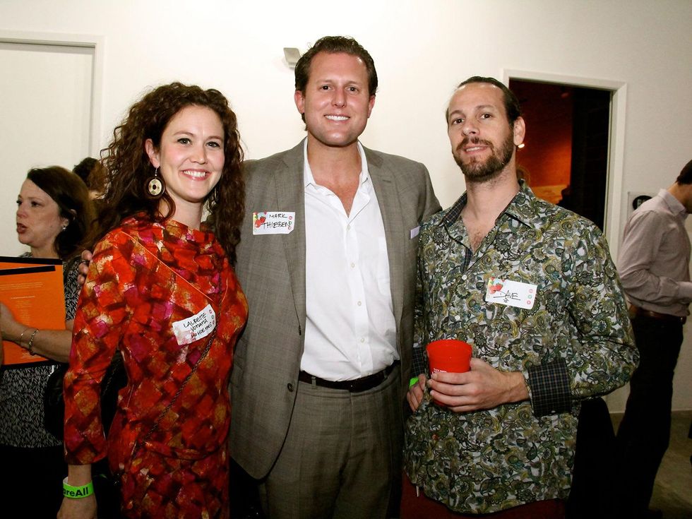 11 Laurette Ca\u00f1izares, Mark Thiessen, from left, David Tyson Moore and Nashira Arn\u00f3 at the Black Sheep Agency Care-All Christmas party December 2013