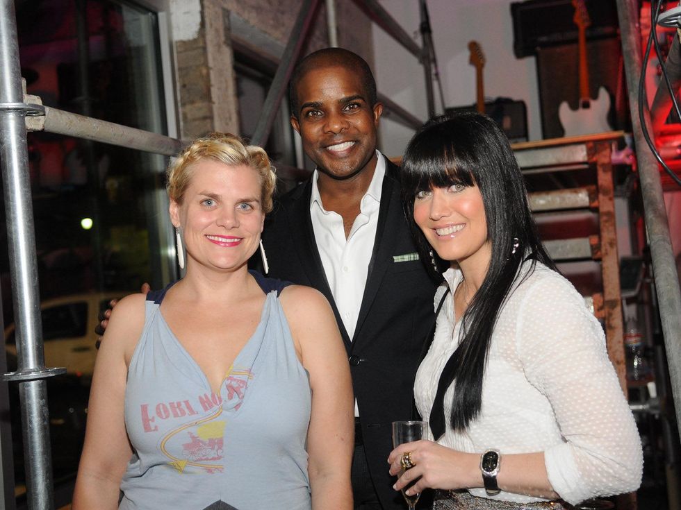 11 Liz Gorman, from left, Alton LaDay and Tiffany Halik at Diverseworks' Fashion Fete
