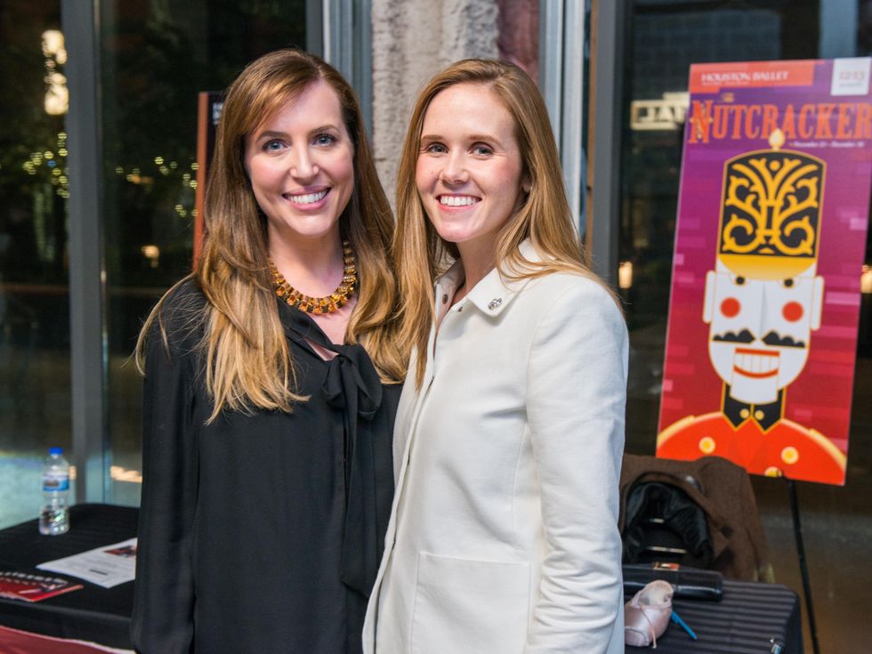 11 Mary Patton, left, and Hannah Lonergan at the CultureMap Social at Gateway November 2014