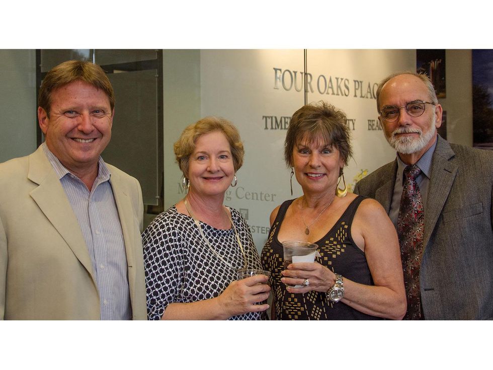 11 Opera in the Heights party September 2013 Chris and Jackie Sternat, Janet and Rick Sympson