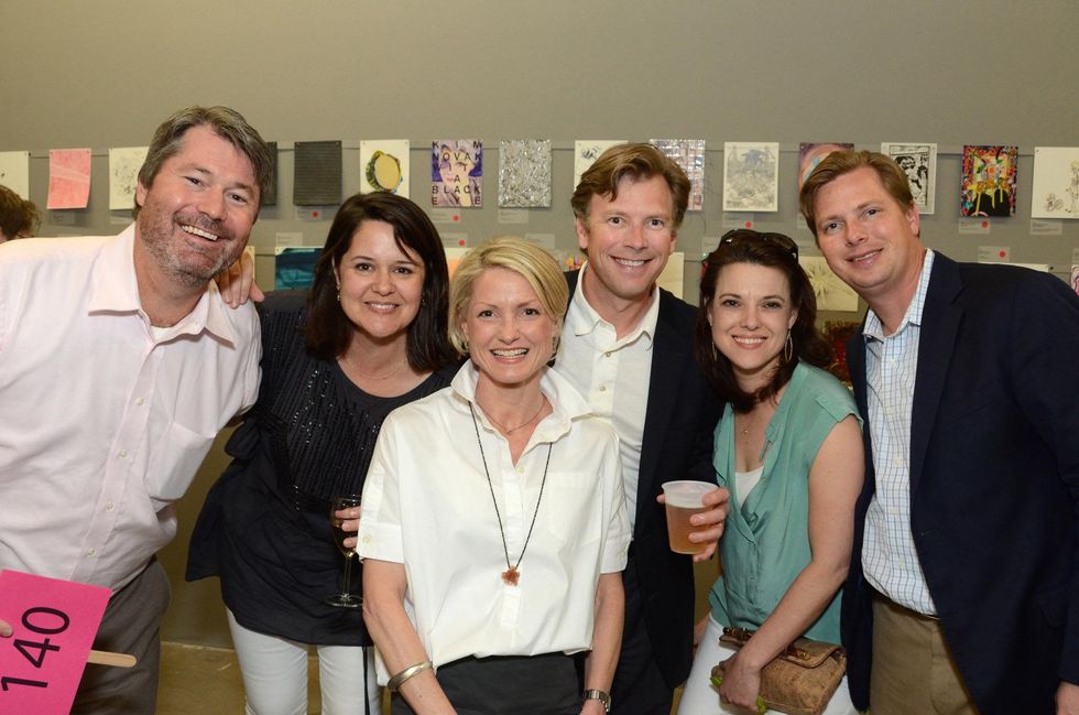 11 Patrick Wade, from left, Chris Butler, Bridget Wade, Bo Butler, Stacey Butler and Scott Butler at Luck of the Draw May 2014