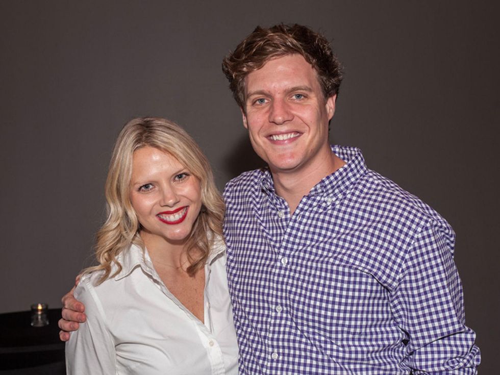 11 Piper and Adam Faust at the Bruce Munro VIP reception at Discovery Green November 2014