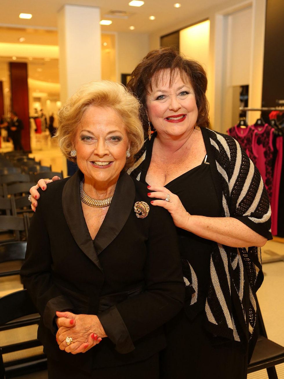 11 Sharon Graham, left, and Charity Yarborough at Saks' Key to the Cure October 2013