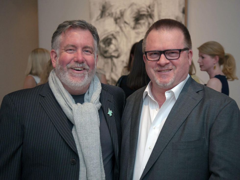 11 Steven Evans, left, and David Klonkowski at Musiqa's Spring Benefit May 2014