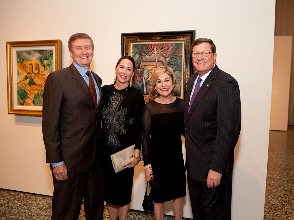 11 Tom and Liz Glanville, from left, and Sharyn and Jim Weaver at the MFAH Georges Braque opening reception February 2014