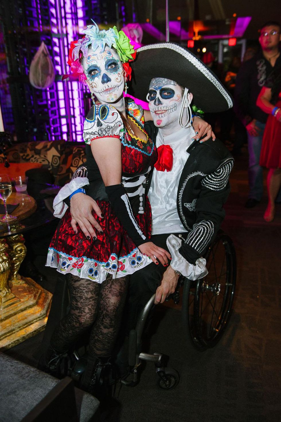 11 Yasmin Breton and Misael Breton at the CultureMap Halloween party at Mr. Peeples October 2013