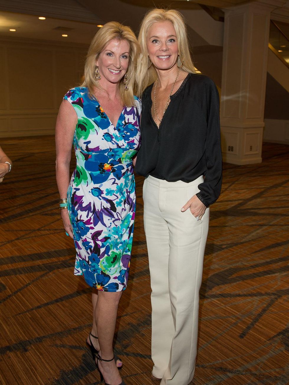 1100, luncheon April 2013 Kim Moody and Tena Lundquist Faust