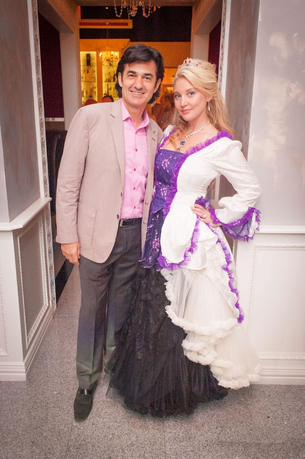 111 Philippe Schmit and Magan M. Hunt at the Stages Repertory Theatre Soiree Marie October 2014