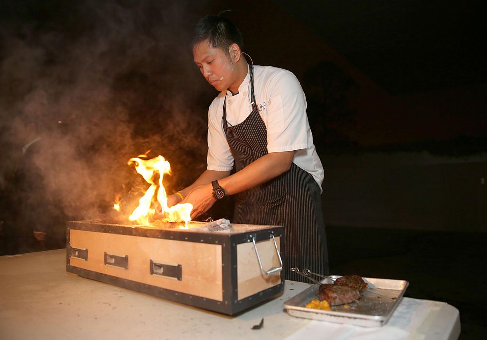 113 NAME cooking at the Asia Society Texas Center Kobe beef Cook-off December 2014