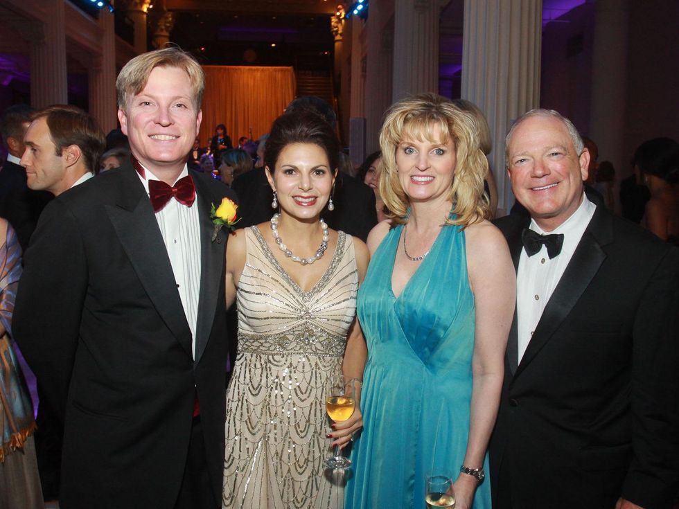 113 Paul and Kathy Mann, from left, with Debbie and Vidal Martinez at the Houston Symphony gala.