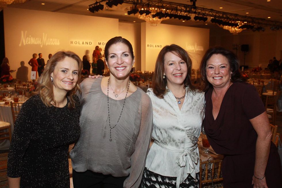 117 Claire Bey, from left, Cuqui Baum, Wendy Bera and Deborah Ginsburg at the Child Advocates luncheon December 2013