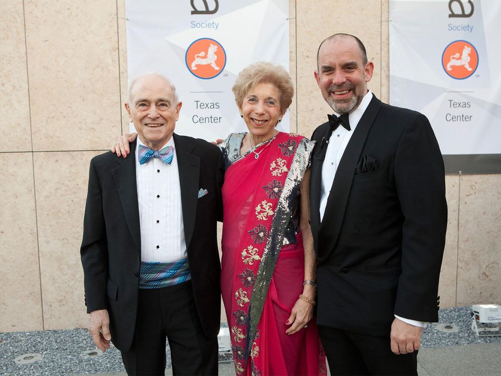 117 Mickey Rosenau, from left, Ellen Gritz and John Bradshaw Jr. at Tiger Ball March 2014