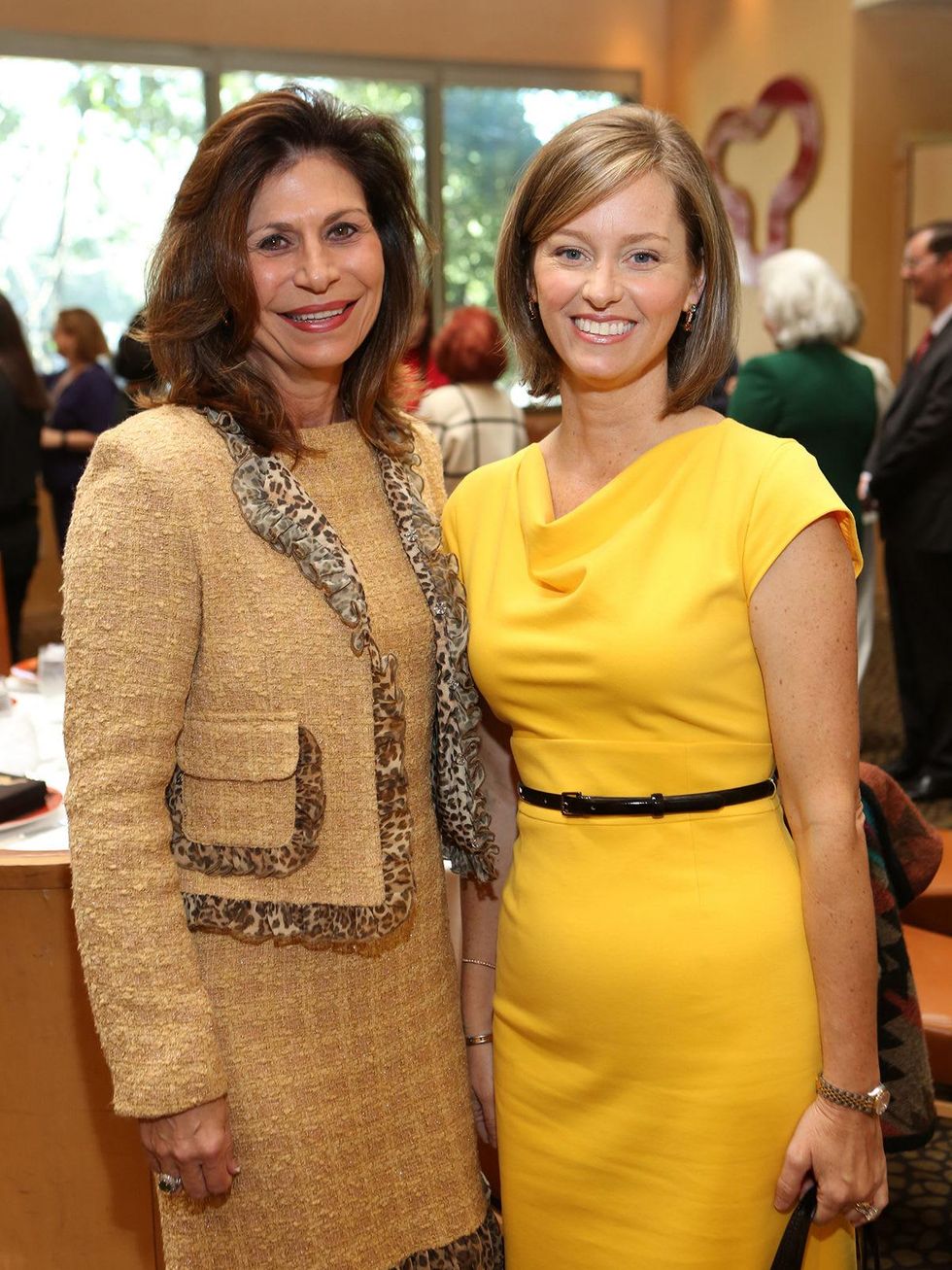 118 Cathy Brock, from left, and Zoe Buzbee at the Houston Grand Opera Ball luncheon February 2014