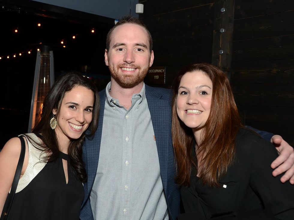 12 71 Alexis Webb, from left, Austin George and Ella Reckers at the American Heart Association Bachelor Party February 2014