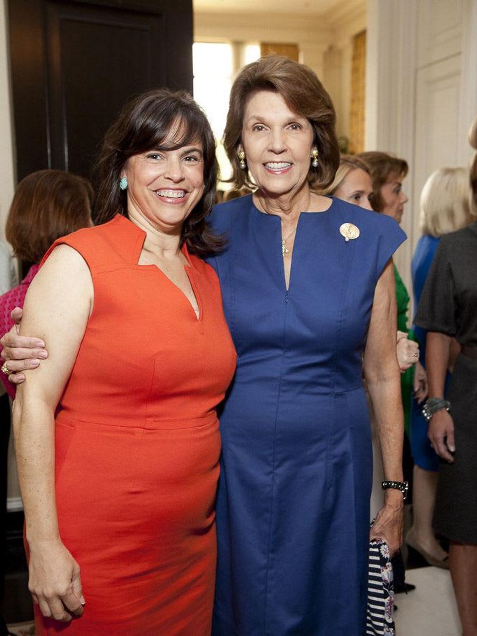 12 Ana Schick, left, and Lilly Andress at the Small Steps Luncheon