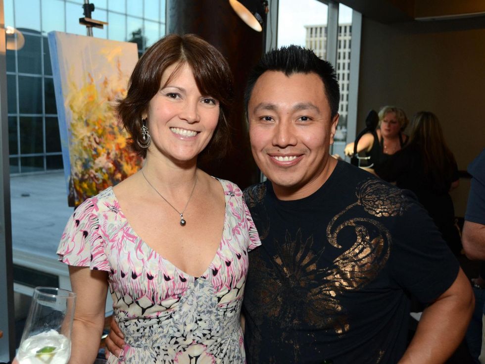 12 ARTcetera event at Houston City Club August 2013 Correna Troll, Mauricio Cruz