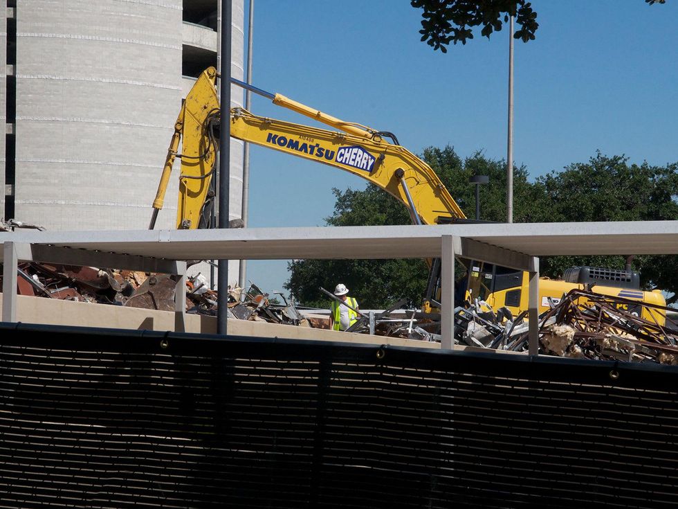 12 Astrodome exterior demolition October 2013