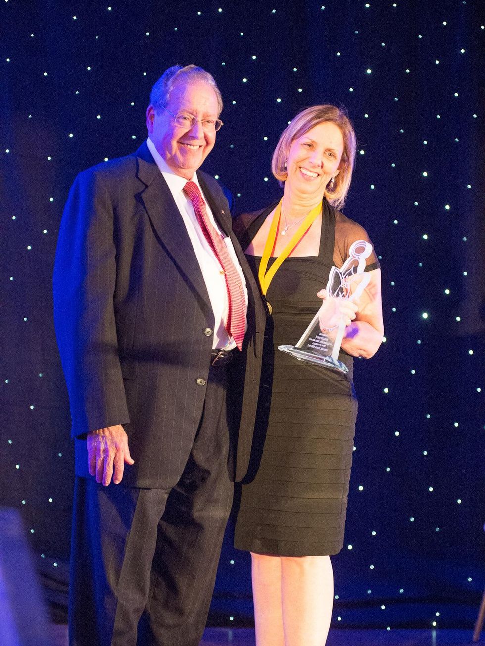 12 Be An Angel April 2013 Dr. Richard Wainerdi and Honoree Jan Stailey