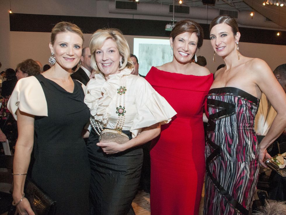12, CAM gala, March 2013, Stephanie Cockrell, Kathryn Smith, Rosemarie Johnson, Melissa Mithoff