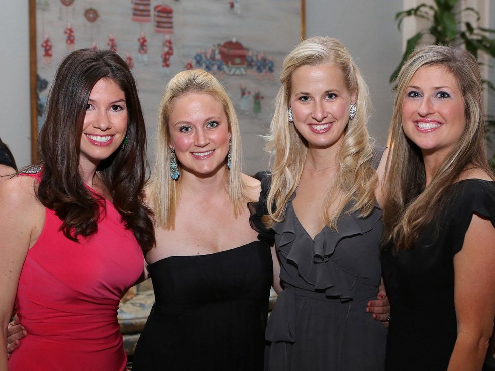 12 CancerForward Houston Gala May 2013 Kristin Kaminsky, Kaylen Meserve, Meg Kamins, Allison Sample