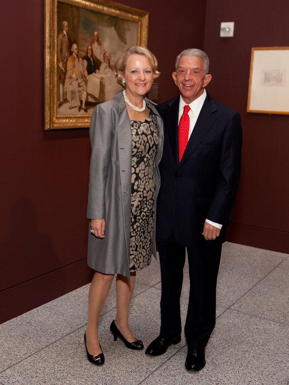12 Cheri and Andy Fossler at the MFAH opening reception for American Adversaries October 2013