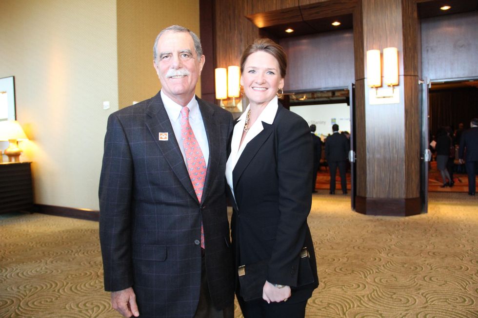 12 Ed Allday and Heather Simpson at the 1 Million Dollars lunch for Good February 2015