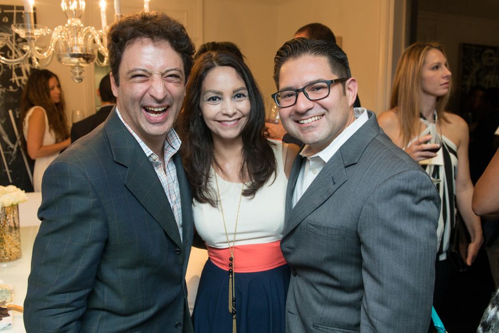 12 Giuseppe Liberati, from left, Kimberly Trevino and Gerard Trevino at the HGO Young Patrons Kick-off September 2014