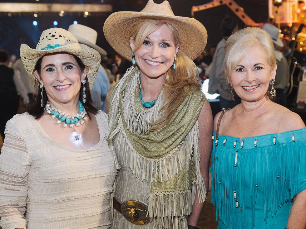 12 Houston Cattle Baron's Ball April 2013 Susie Gold, Joni Ballis, Marsha Parker