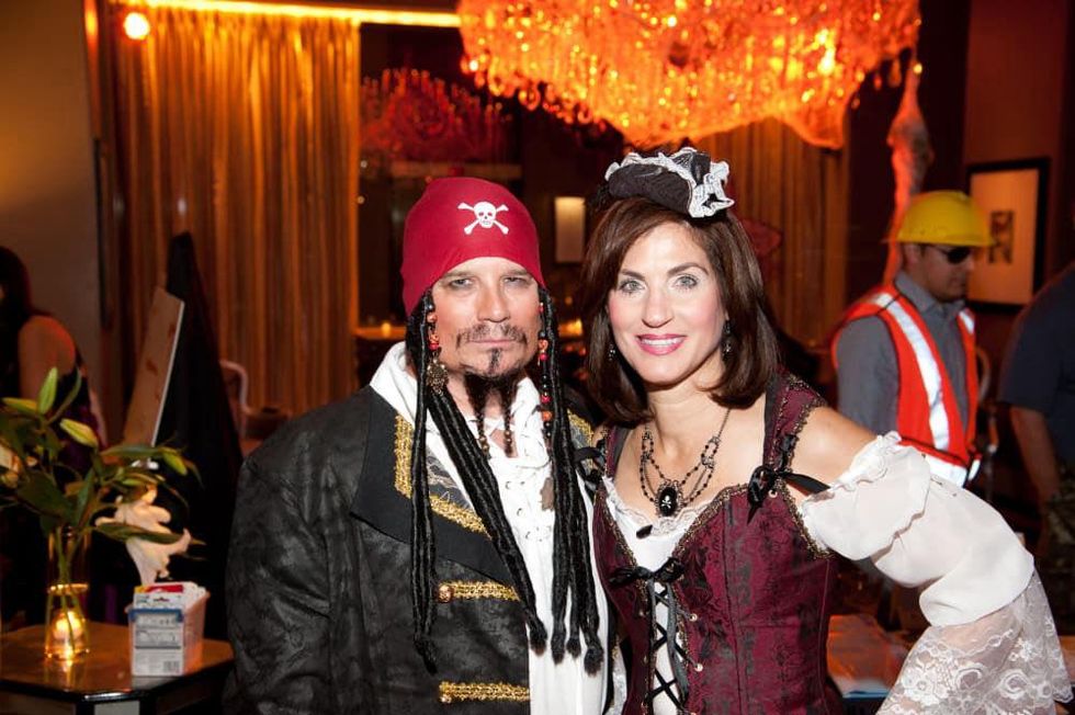 12 James and Janet Golden at the Bone Bash Halloween party October 2013