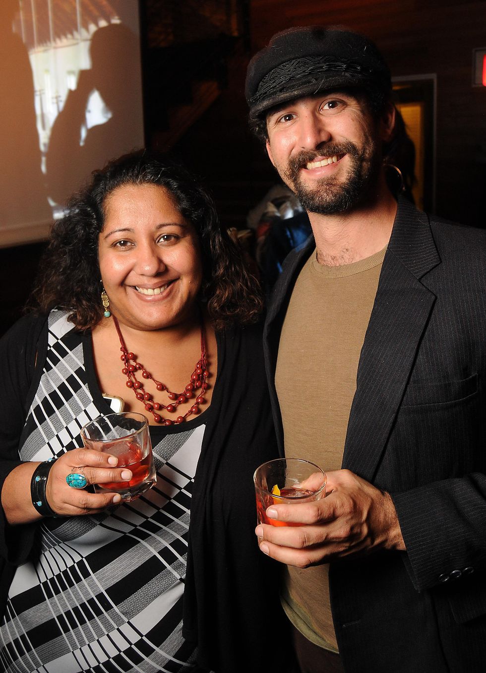 12 Jayeesha Dutta and Nick Moser at the CounterCurrent Kickoff Party March 2015