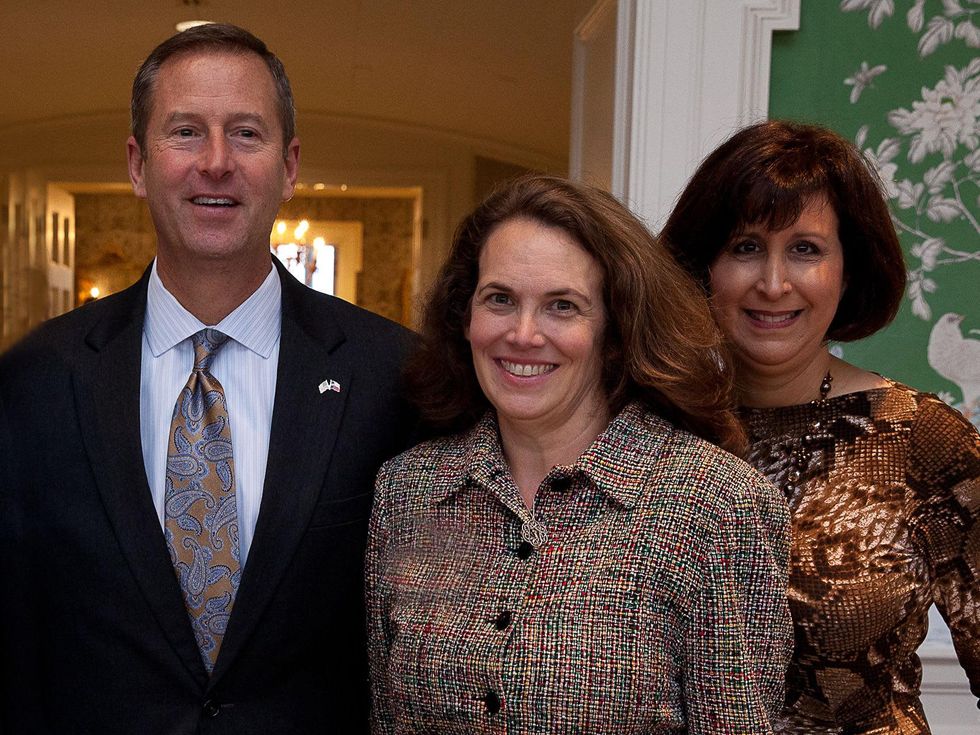 12 Jim Murphy, from left, Katherine Dawson and Linda Buchman at the SpringSpirit Baseball Breakfast February 2014
