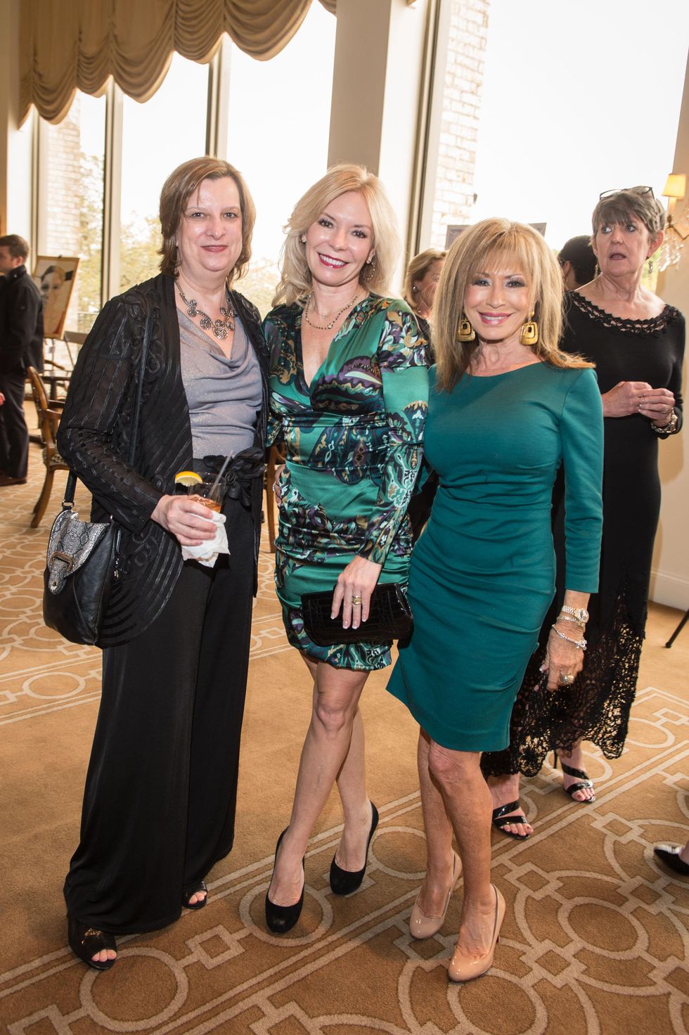 12 Jinx Hayden, from left, Cheryl Boblitt and Janet Battarbee at the HSPVA 9th Annual Encore for Excellence luncheon February 2015