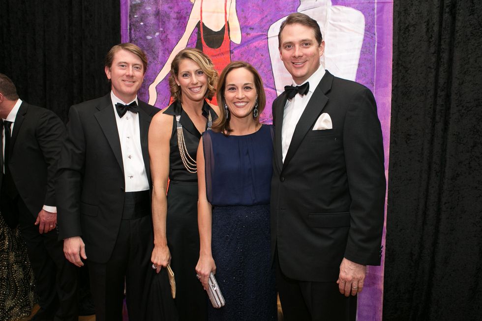 12 Jon and Jennifer Daly, from left, and Meredith and Langston Turner at the Junior League of Houston Gala February 2015