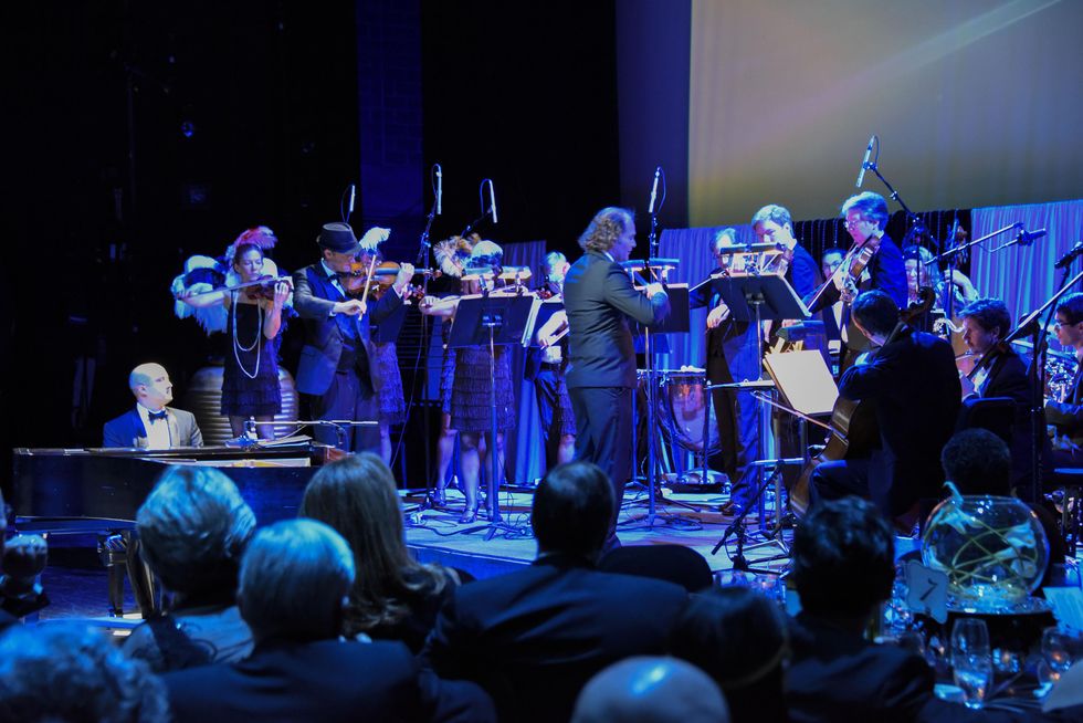 12 Mercury musicians with Antoine Plante conducting at the Mercury Gala 2015 March 2015