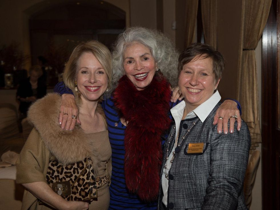 12, Pin Oak Charity Horse Show luncheon, March 2013, Janet Tallerine, Henrietta "Henri" Hall, Mary Jones
