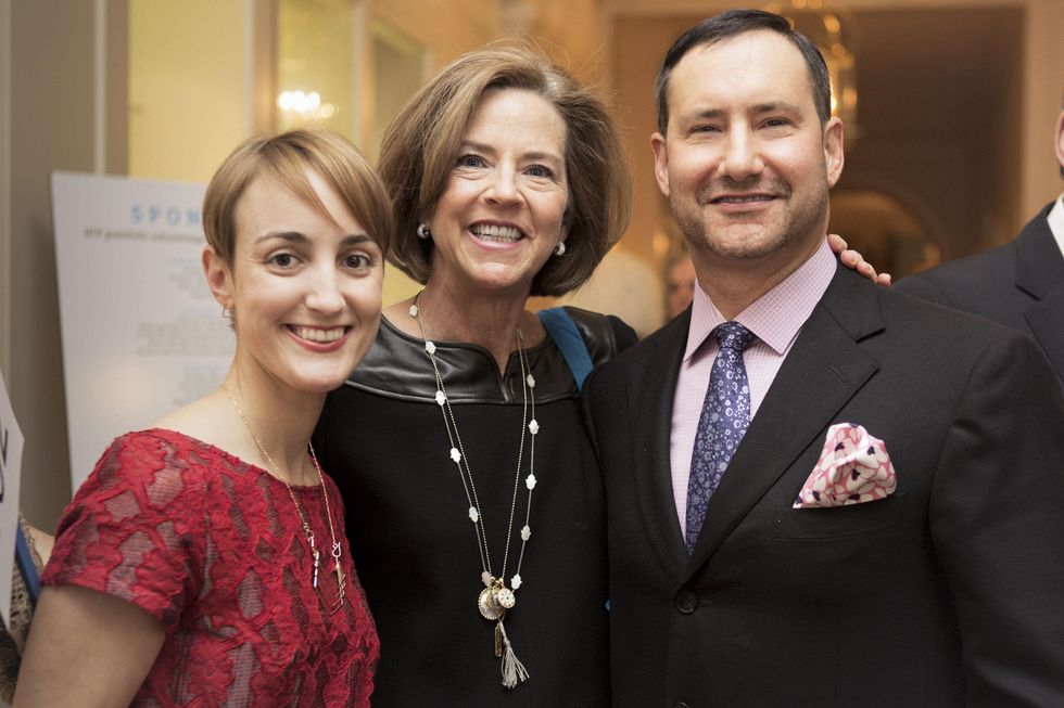 12 Sarah Sudhoff, from left, Krista Dumas and Dean Putterman at the Houston Center for Photography Print Auction February 2015
